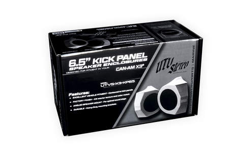 Can-Am® X3 6.5" Kick Panel Speaker Enclosures | UTVS-X3-KP65 UTV Stereo