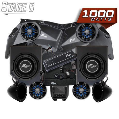 Can-Am® X3 Signature Series Stage 6 Stereo Kit | UTVS-X3-S6-S UTV Stereo