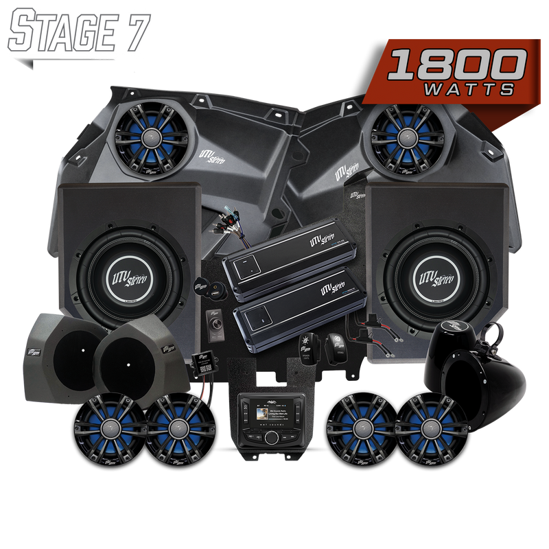 Can-Am® X3 Signature Series Stage 7 Stereo Kit | UTVS-X3-S7-S