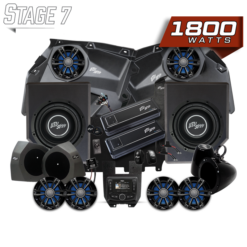 Can-Am® X3 Signature Series Stage 7 Stereo Kit | UTVS-X3-S7-S