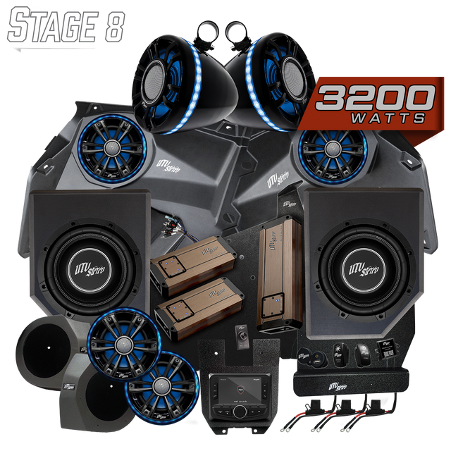 Can-Am® X3 Elite Series Stage 8 Stereo Kit | UTVS-X3-S8-E UTV Stereo
