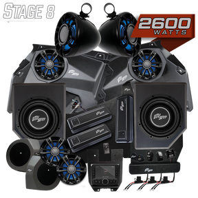 Can-Am® X3 Signature Series Stage 8 Stereo Kit | UTVS-X3-S8-S UTV Stereo