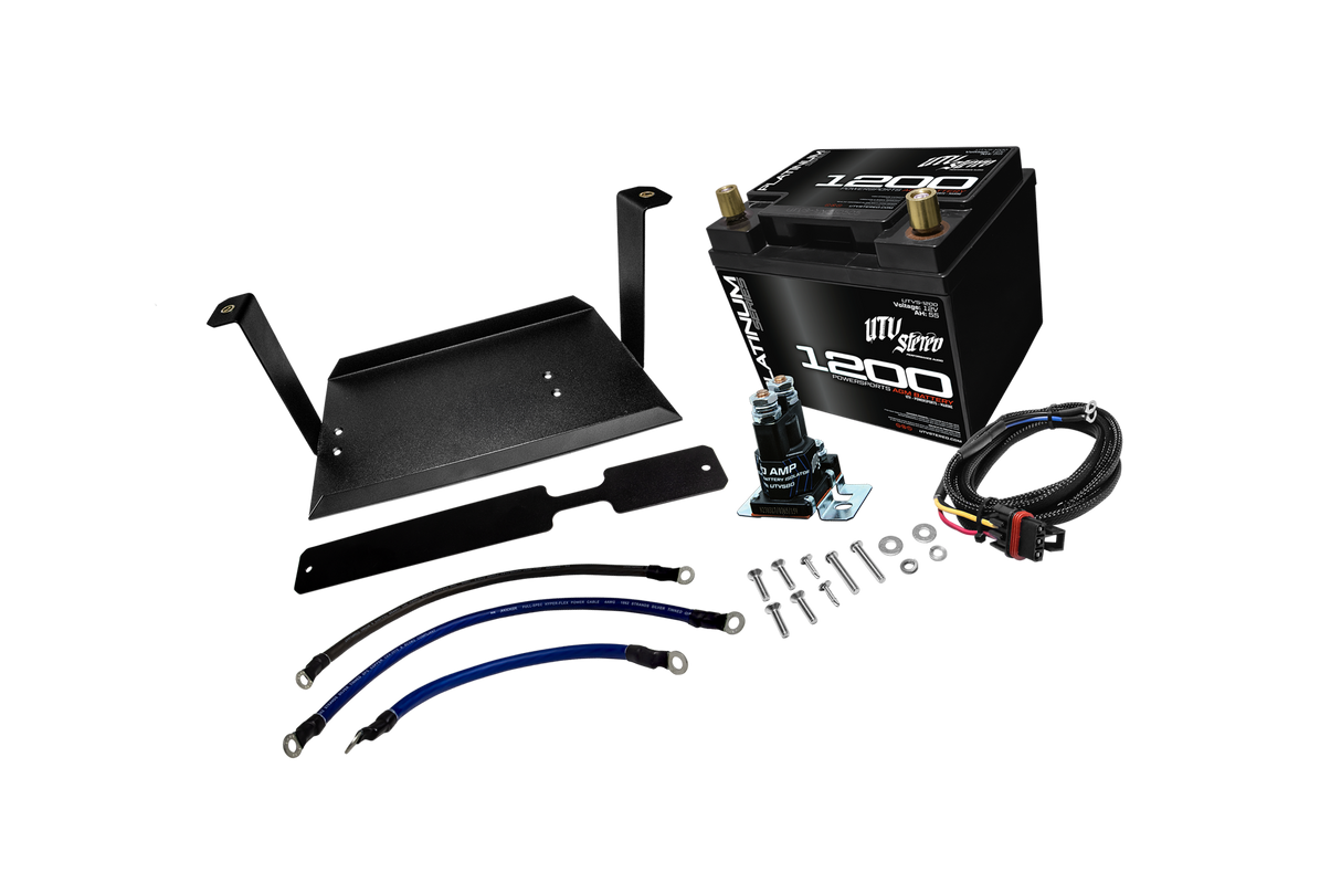 Polaris Xpedition 2nd Battery Kit | UTVS-XPD-2BATT-KIT UTV Stereo