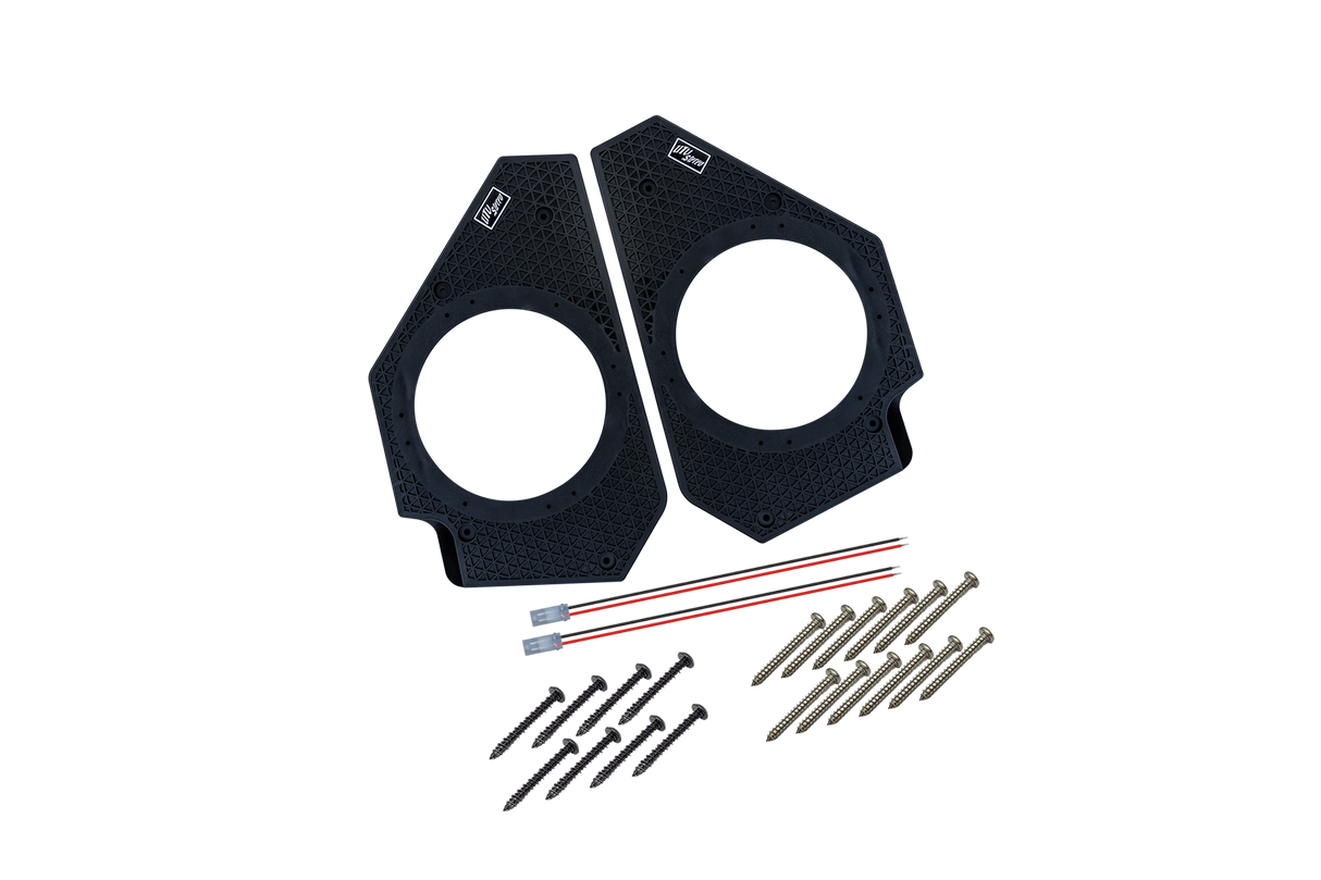 Polaris® Xpedition 6.5" Rear Speaker Adapters V2 | UTVS-XPD-RSA UTV Stereo