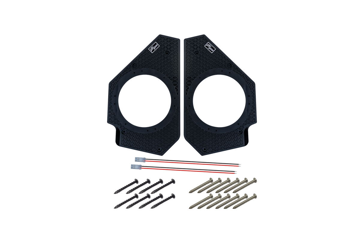 Polaris® Xpedition 6.5" Rear Speaker Adapters V2 | UTVS-XPD-RSA UTV Stereo