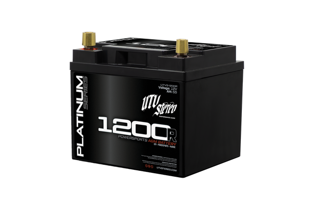 Platinum Series AGM 1200R (REVERSE POLARITY) Battery | UTVS-1200R UTV Stereo