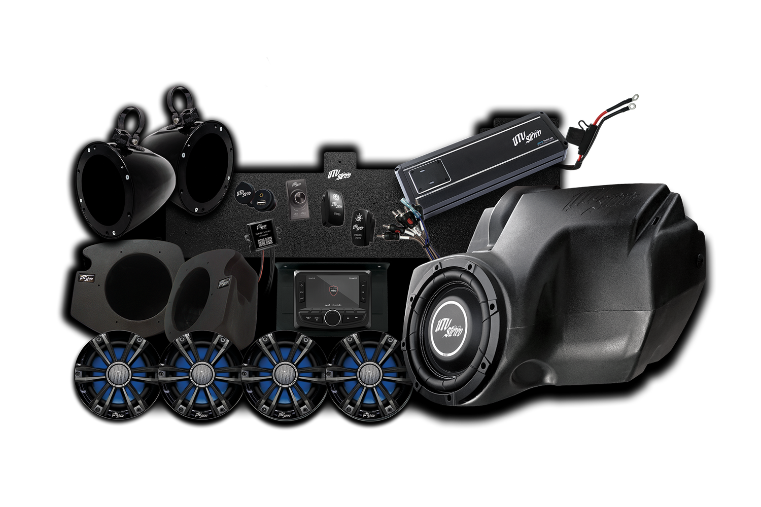 RZR® Signature Series Stage 6 Stereo Kit | UTVS-RZR-S6-S UTV Stereo
