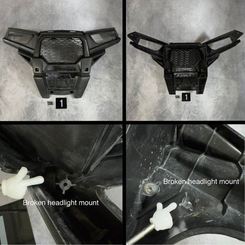 [Used] Front Fascia fits Polaris RZR 1000, and more Harvey's ATV Parts