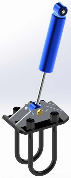 Shock Mount For U Bolt Plate