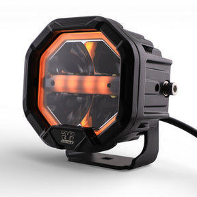 U-Con Interlocking Off Road LED Pod With Amber or White DRL Running Light GGLighting