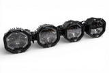4 Light U-Con Interlocking Off Road LED Pod With Amber or White DRL Running Light GGLighting