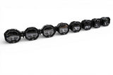 8 Light U-Con Interlocking Off Road LED Pod With Amber or White DRL Running Light GGLighting