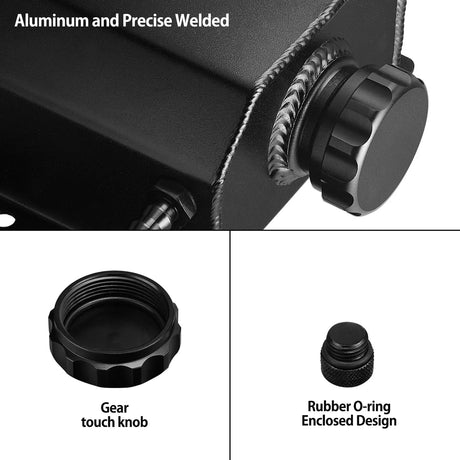 Universal Coolant Reservoir Tank Coolant Overflow Tank Reservoir Expansion 1L Flashark