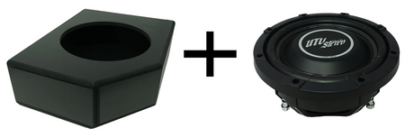 Can-Am® X3 Low Profile Front Passenger Side 10” Sub Box Enclosure – Unloaded | UTVS-X3-ENC-LP-FPASS UTV Stereo