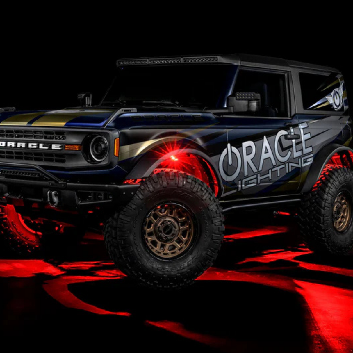 Oracle Lighting Colorshift RGB + Wheel Well Rock Light Kit I '21- Current Ford Bronco