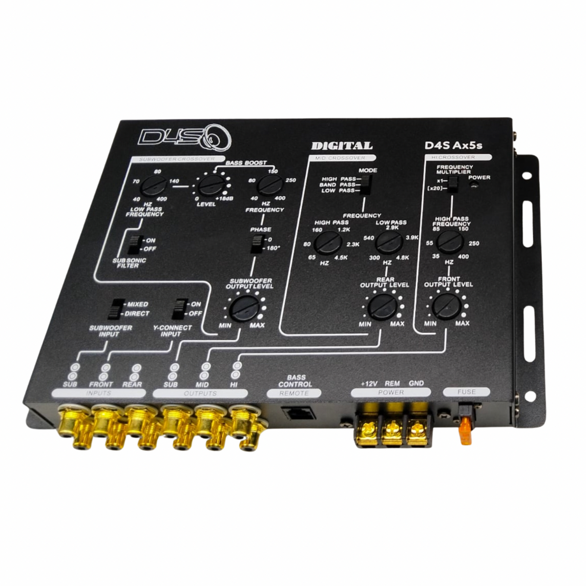 Down4Sound D4S-AX5S – 5-Way Analog Active Crossover Down4Sound