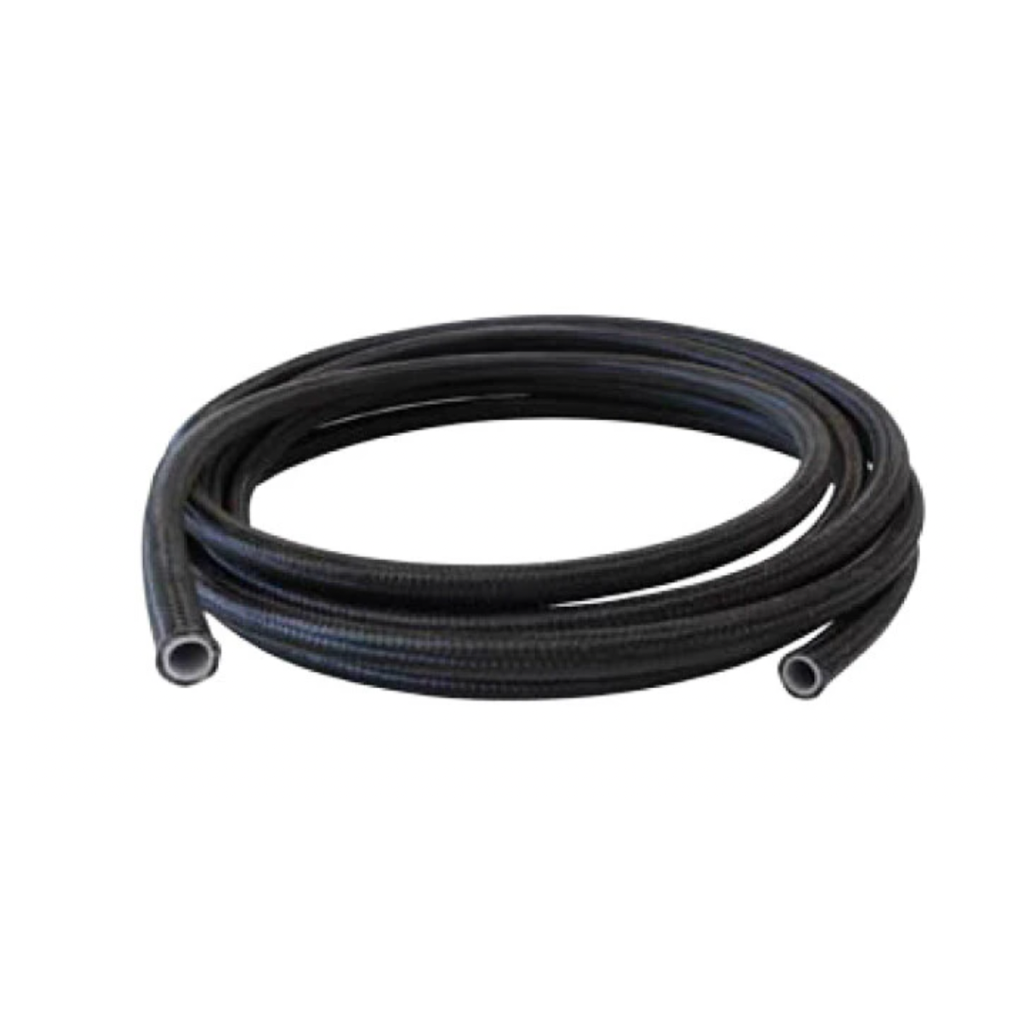 Ontork -10AN PTFE Stainless Braided Black Nylon Hose - 20ft