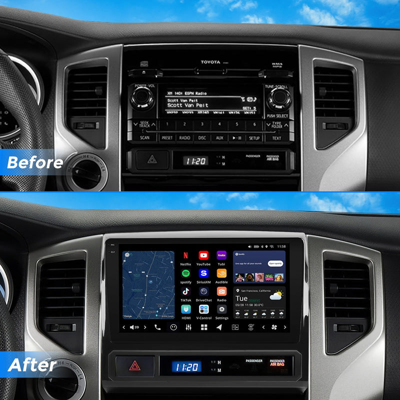 VISION 9" Custom-Fit Car Stereo for Toyota Tacoma 2005-2015