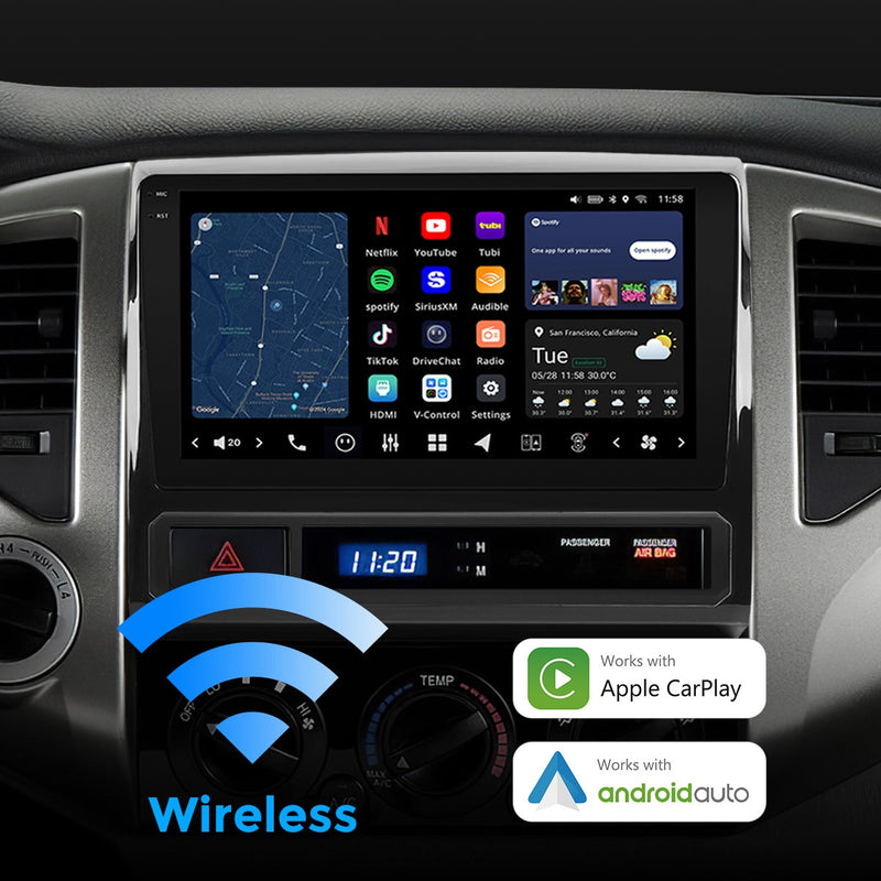 VISION 9" Custom-Fit Car Stereo for Toyota Tacoma 2005-2015