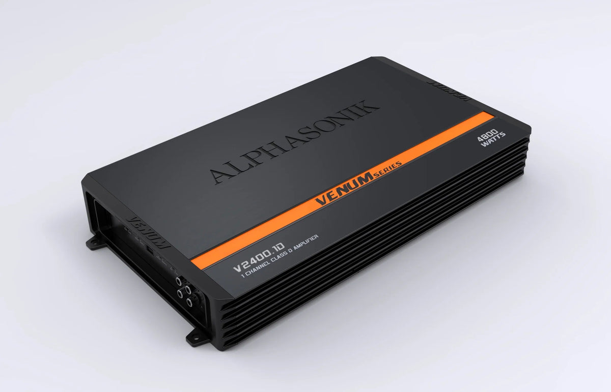 Alphasonik V2400.1D | 2400W RMS Monoblock Class D Amplifier