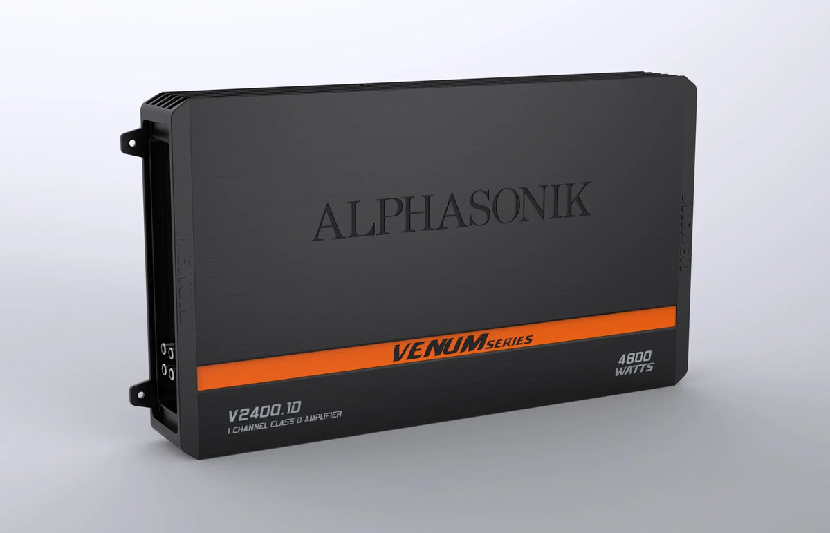 Alphasonik V2400.1D | 2400W RMS Monoblock Class D Amplifier