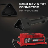 EZGO 48V Golf Cart Charger - RXV & TXT - 48V 15A Lithium, LiFePO4, Lead Acid, AGM FORM Charge