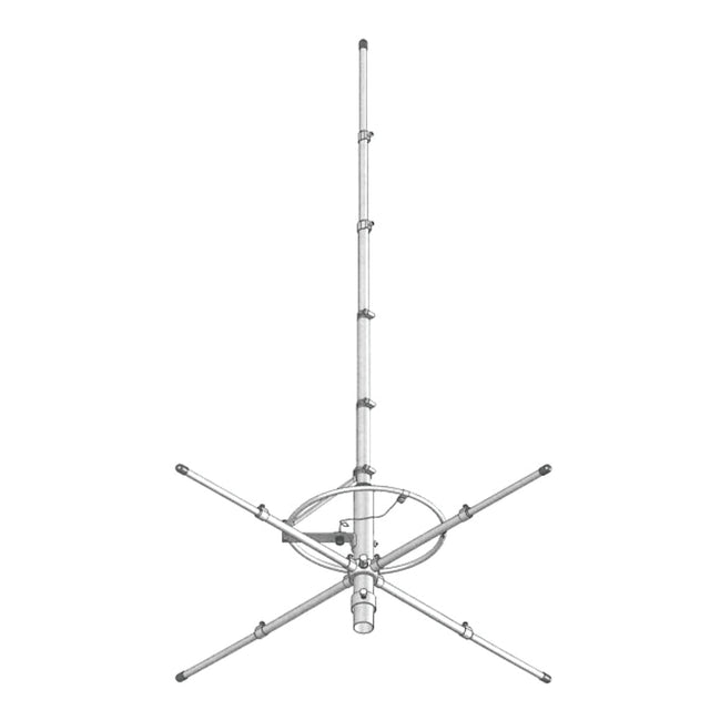 MaCo V 5000A - 26-33 MHZ 5/8 Wave Vertical Antenna w/Ground Plane - 5000W Power Handling Maco