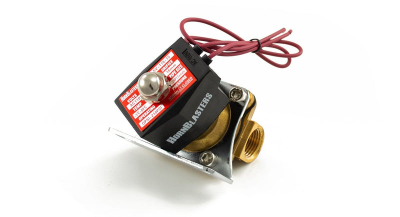 HornBlasters Brass 1/2" 110 Volt Electric Air Valve