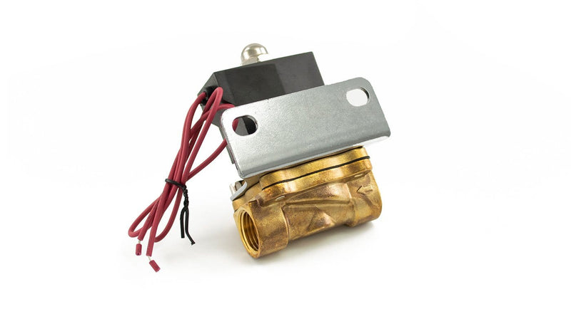 HornBlasters Brass 1/2" 110 Volt Electric Air Valve