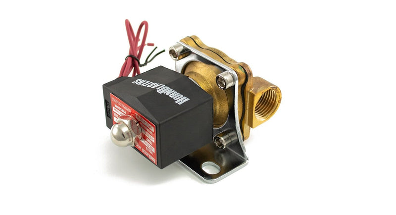 HornBlasters Brass 1/2" 110 Volt Electric Air Valve