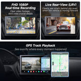 Rear Recording Camera FHD 1080P Real-Time Recording