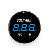 VOLTM1-BLUE | Waterproof Digital Voltmeter Comando Audio