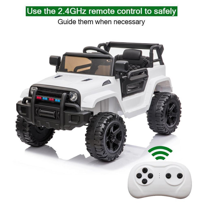 Electric Kids Ride-On SUV with Remote Control, MP3 Player, and LED Lights - 3 Speed Options