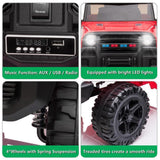 Electric Ride-On Truck for Kids with LED Lights, MP3 Player, and Remote Control
