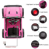 Remote Control Ride On Car Truck with 3 Speed Modes - Perfect for Christmas Fun!