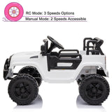 Electric Ride-On Truck for Kids with LED Lights, MP3 Player, and Remote Control
