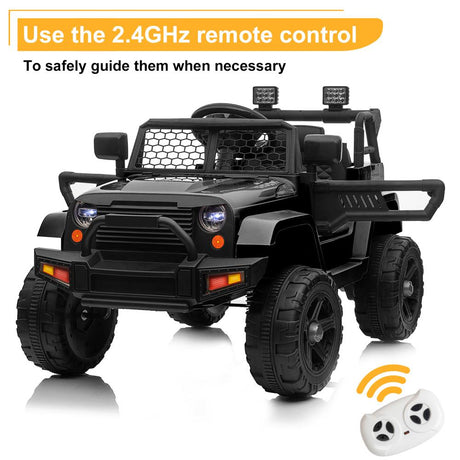 3-in-1 Electric Ride On Car Truck with 3 Speed RC Mode - Supports up to 62lbs