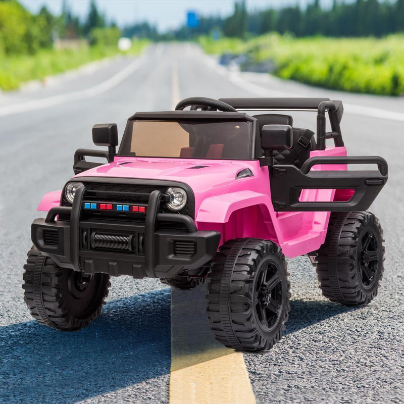 Electric Kids Ride-On SUV with Remote Control, MP3 Player, and LED Lights - 3 Speed Options