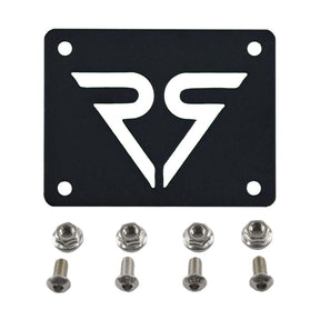 Front Warning Label Plate for 2014+ Honda Rancher, Foreman, Rubicon Vessel Powersports