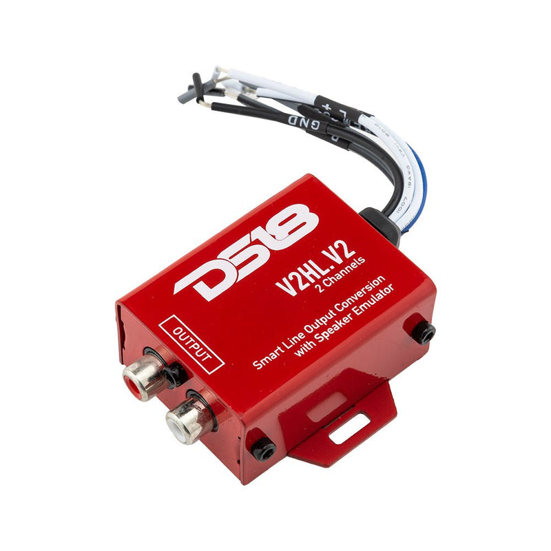 2-Channel Line Output Converter with Speaker Emulator (Remote out)