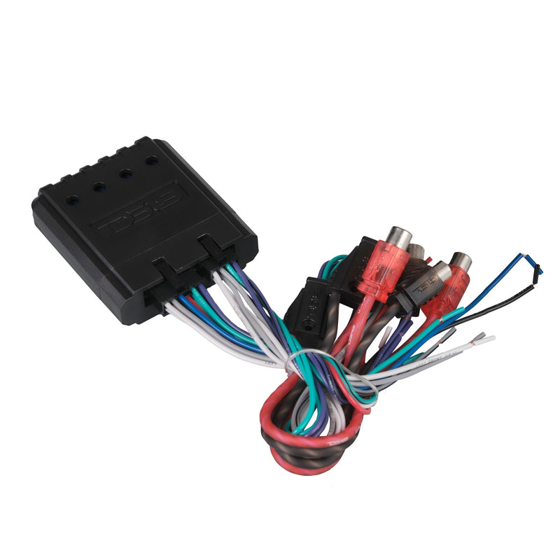 4 Channel Line Output Converter with Auto Turn-On and Speaker Emulator