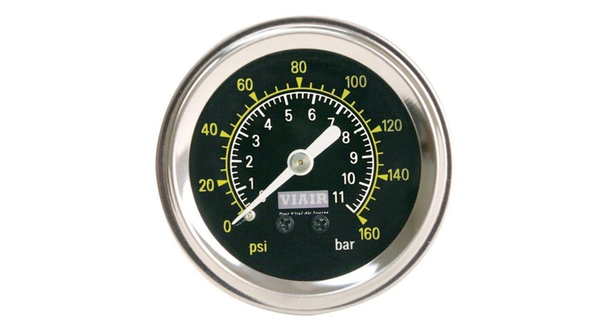 Viair 160 PSI 1.5" Single Needle Air Gauge - (90084 / 90085) Viair