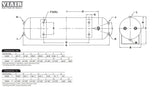 Viair 2 Gallon 6 Port Air Tank - 91022 Viair