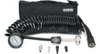 Viair 5-in-1 Braided Coil Hose with 120 PSI Gauge - 00029 Viair