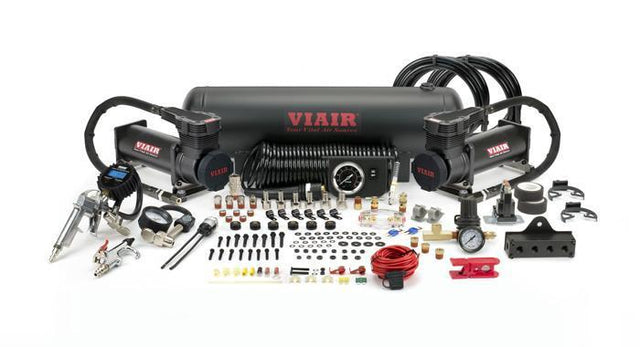 Viair Dual Stealth Black 485C Onboard Air System - 20185 Viair