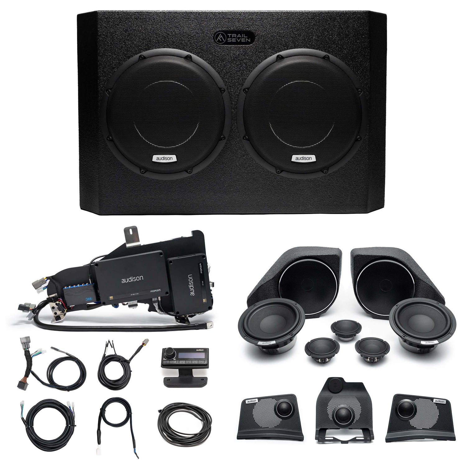 Audison Voce II/ Forza Plug & Play Full System (Tri-DSP Amplifier) Bundle Upgrade (B&O System) | '21- Current Ford Bronco
