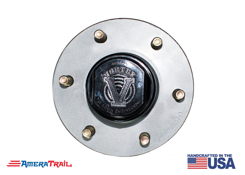 6 Lug Vortex Hub w/ 6 Year 100,000 Mile Warranty - Packed, Greased, and Ready to Roll - Available w/ Stainless Lug Nuts