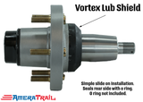 Vortex Rear Exterior Seal / Lube Shield, 45033 - 6 Lug