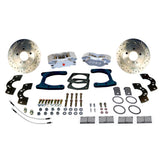 American Made Comp S 4-Piston Billet Aluminum Rear Disc Brake Kit W/DS Rotors. Clear W111-36