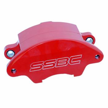 American Made Super Twin HD 2-Piston Billet Aluminum Front Drum to Disc Brake Conversion Kit W/Rotors. Red W123-AR